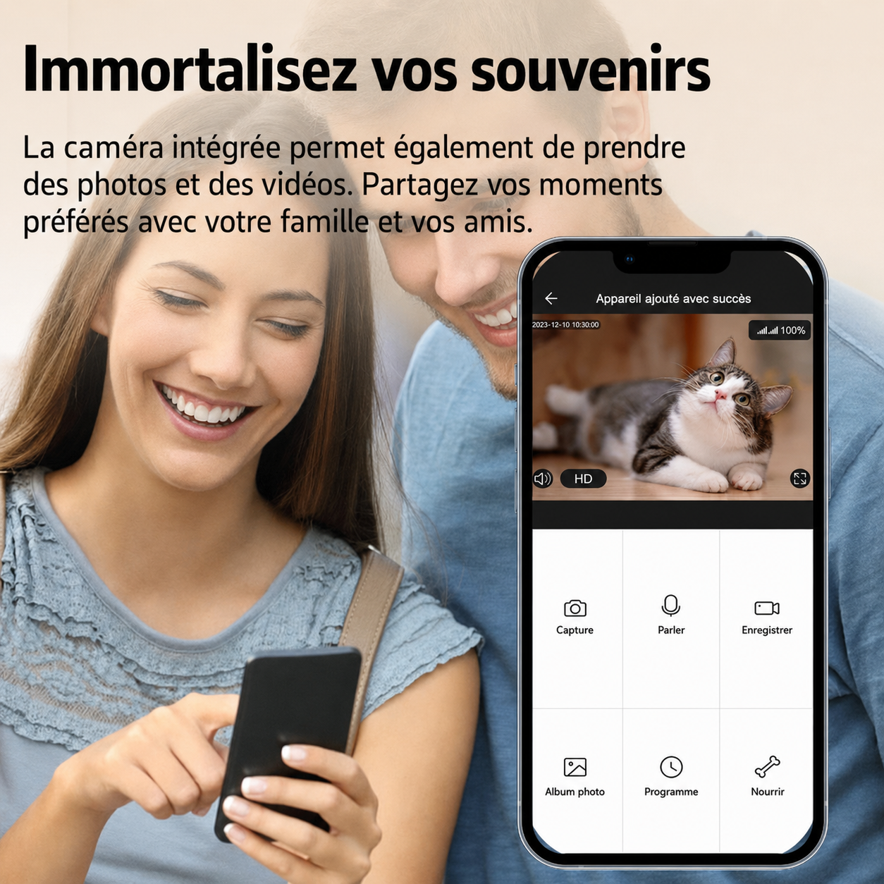 ROJECO Distributeur Automatique - Nourrissez vos animaux à distance!