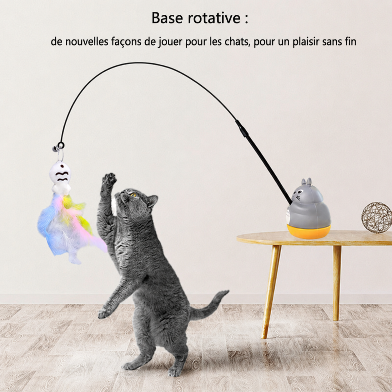 Jouet à Plumer pour Chats - Amusez votre félin!